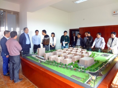 长沙市工信委领导一行调研“浏阳两型产业园”